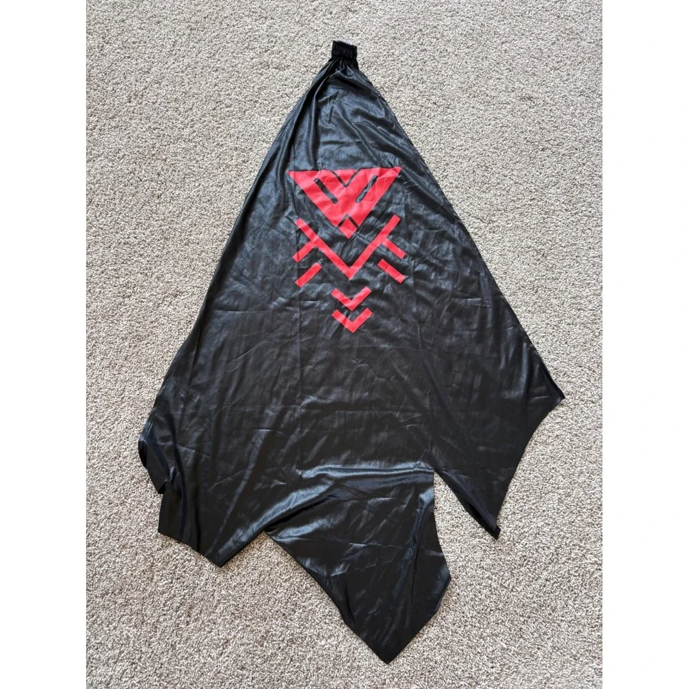 Spirit Fortnite The Foundation Costume Youth XL 14-16 Muscle Suit Mask Cape Belt - Picture 8 of 12